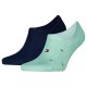 чорапи,мъжки,чорапи,tommy,hilfiger,micro,pattern,no,show,socks,2,pairs,green,blue,(fresh,green)