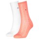 чорапи,мъжки,чорапи,дамски,чорапи,tommy,hilfiger,summer,pelerine,socks,2,pairs,red,white,(coral)