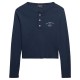 тениска,мъжки,тениски,дамски,тениски,superdry,athletic,essential,button,down,long,sleeve,t,shirt,blue,(lauren,navy)