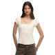 тениска,мъжки,тениски,дамски,тениски,superdry,athletic,essential,square,neck,short,sleeve,t,shirt,white,(off,white)