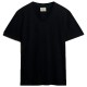 тениска,мъжки,тениски,дамски,тениски,superdry,classic,cotton,linen,vee,short,sleeve,v,neck,t,shirt,black,(jet,black)