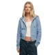 блуза,дамски,блузи,superdry,essential,logo,cropped,full,zip,sweatshirt,blue,(tidal,blue)