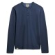 тениска,мъжки,тениски,дамски,тениски,superdry,slub,grandad,long,sleeve,t,shirt,blue,(dry,slate,blue)