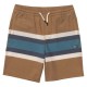 бански,гащета,детски,бански,костюми,salty,crew,crew,stripe,volley,swimming,shorts,brown,(bronze,brown)