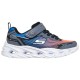маратонки,мъжки,маратонки,дамски,маратонки,skechers,vortex,3.0,trainers,blue,(black&blue,synthetic,textile,orange,trim)