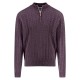 блуза,мъжки,пуловери,дамски,пуловери,fynch,hatton,1512226,half,zip,sweater,purple,(aubergine)