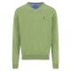 блуза,мъжки,пуловери,fynch,hatton,1613211,v,neck,sweater,green,(avocado)