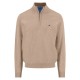блуза,мъжки,пуловери,дамски,пуловери,fynch,hatton,1613215,half,zip,sweater,brown,(taupe)