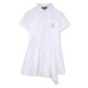 рокля,дамски,поли,и,рокли,dkny,d62686,short,sleeve,dress,white,(white)