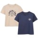 тениска,мъжки,тениски,дамски,тениски,timberland,t60856,short,sleeve,t,shirt,2,units,beige,blue,(slate,blue)