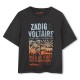 тениска,мъжки,тениски,дамски,тениски,zadig,&,voltaire,x60586,short,sleeve,t,shirt,black,(black)