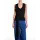 блуза,мъжки,пуловери,дамски,пуловери,replay,dk4215.000.g23778,sleeveless,sweater,black,(black)