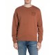 блуза,мъжки,пуловери,replay,m3308,.000.23802,sweatshirt,brown,(tobacco)