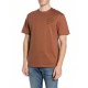 тениска,мъжки,тениски,дамски,тениски,replay,m3428,.000.23804,short,sleeve,t,shirt,brown,(tobacco)