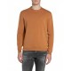 блуза,мъжки,пуловери,дамски,пуловери,replay,uk4703.000.g23726,sweater,brown,(sahara)