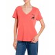 тениска,мъжки,тениски,дамски,тениски,replay,w3084i.000.23792d,short,sleeve,v,neck,t,shirt,red,(nantucket,red)