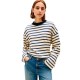 блуза,дамски,блузи,tommy,hilfiger,ww0ww47507,sweatshirt,beige,yellow,(country,ivory,dark,night,navy,stripe)
