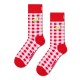 чорапи,мъжки,чорапи,дамски,чорапи,happy,socks,gingham,lime,crew,socks,red,(red)