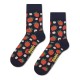 чорапи,мъжки,чорапи,дамски,чорапи,happy,socks,strawberry,short,crew,socks,blue,(navy)