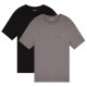 мъжко,бельо,emporio,armani,em001849,af18893,short,sleeve,base,layer,2,units,black,grey,(black,grey)