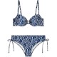 дамски,бански,костюми,emporio,armani,ew000800,af20242,bikini,blue,(ink,logo,white)