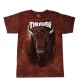 тениска,мъжки,тениски,дамски,тениски,thrasher,bison,wash,premium,short,sleeve,t,shirt,brown,(brown)
