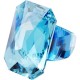 бижутерия,swarovski,5600223,ring,blue,(blue)