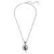 бижутерия,swarovski,5680868,42,49cm,necklace,silver,(black)