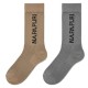 чорапи,мъжки,чорапи,дамски,чорапи,napapijri,hoku,1,crew,socks,2,units,brown,grey,(mzo)