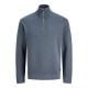 блуза,мъжки,пуловери,дамски,пуловери,jack,&,jones,milano,stitch,half,zip,sweater,grey,(turbulence,melange)