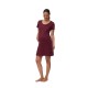 дамски,пижами,mamalicious,mira,solid,maternity,short,sleeve,nightgown,purple,(windsor,wine)