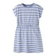 рокля,дамски,поли,и,рокли,name,it,mie,short,sleeve,dress,purple,(purple,impression,y,d,bright,white,stripes)