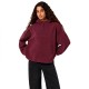 блуза,дамски,блузи,noisy,may,cozy,half,zip,sweatshirt,red,(fig)