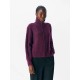 блуза,дамски,пуловери,дамски,плетени,дрехи,object,nete,full,zip,sweater,purple,(mauve,wine,melange)