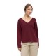 блуза,мъжки,пуловери,дамски,пуловери,object,reynard,v,neck,sweater,purple,(windsor,wine)
