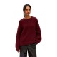 блуза,мъжки,пуловери,дамски,пуловери,object,saggia,lo,sweater,red,(windsor,wine,melange)