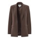 сако,дамски,сака,pieces,bossy,loose,fit,blazer,brown,(hot,fudge,pinstripe)