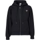 блуза,дамски,блузи,pieces,chilli,full,zip,sweatshirt,black,(black,leo,heart,emb)