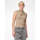 тениска,мъжки,тениски,дамски,тениски,pieces,madison,draped,sleeveless,t,shirt,beige,(taupe,gray)