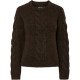 блуза,мъжки,пуловери,дамски,пуловери,pieces,nina,sweater,brown,(hot,fudge)