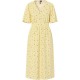 рокля,дамски,поли,и,рокли,pieces,tala,midi,short,sleeve,dress,yellow,(french,vanilla,flower)