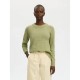 блуза,дамски,пуловери,дамски,плетени,дрехи,selected,lulu,sweater,green,(lint,melange)
