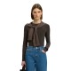 тениска,мъжки,тениски,дамски,тениски,selected,manja,long,sleeve,t,shirt,brown,(delicioso)