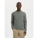 блуза,мъжки,пуловери,selected,ross,sweater,green,grey,(balsam,green,aqua,gray)