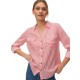риза,с,дълъг,ръкав,дамски,ризи,vero,moda,bumpy,new,long,sleeve,shirt,pink,(coral,paradise,snow,white)