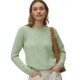 блуза,дамски,пуловери,дамски,плетени,дрехи,vero,moda,doffy,sweater,green,(mistletoe,white,melange)