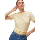 тениска,мъжки,тениски,дамски,тениски,vero,moda,paulina,short,sleeve,t,shirt,yellow,(flan)