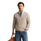 блуза,мъжки,пуловери,дамски,пуловери,gant,8030292,half,zip,sweater,beige,(oat,melange)