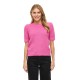 блуза,мъжки,пуловери,дамски,пуловери,vila,dalo,o,neck,knit,short,sleeve,sweater,pink,(fiji,flower)