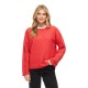 блуза,дамски,пуловери,дамски,плетени,дрехи,vila,liga,o,neck,knit,sweater,red,(hibiscus,melange)